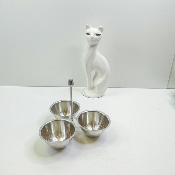 Mid Century Modern Eames Era Dolphin Japan Condiment Serving Dish - Picture 2 of 7